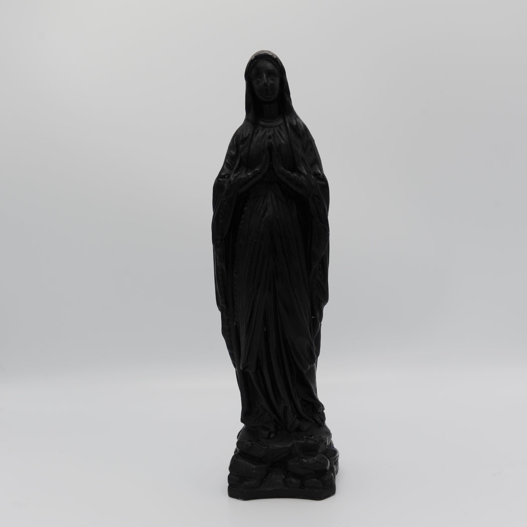 Vierge Notre Dame en cire noire