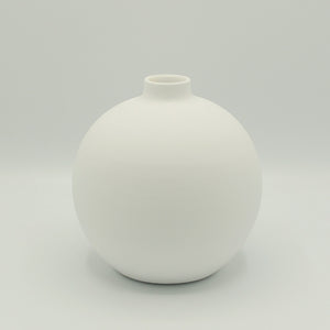 Vase rond blanc